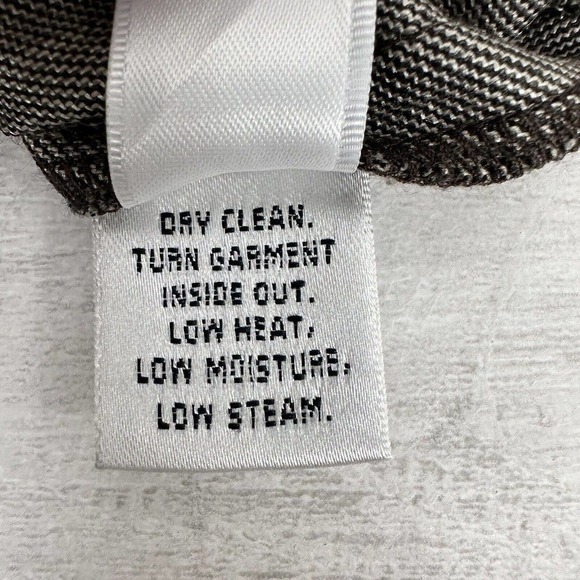 St. John Dress Pants Women Size 14 Waist 34 Tan Brown Wool Silk Blend Wide Leg - Picture 9 of 14